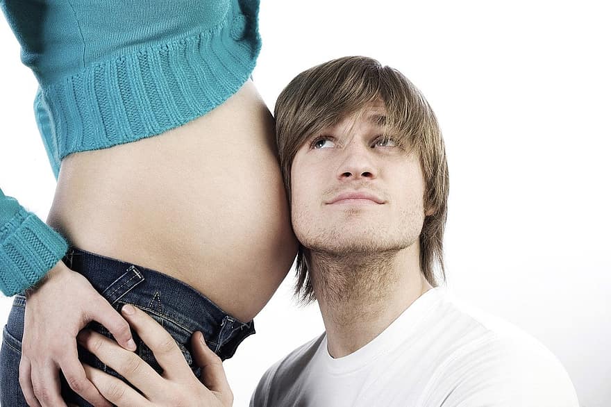 paternidad, el embarazo, Pareja