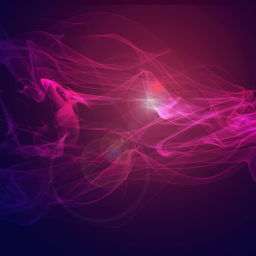 Smoke, Blue, Red, Fog, Haze, Background, Abstract, Pattern, Wave