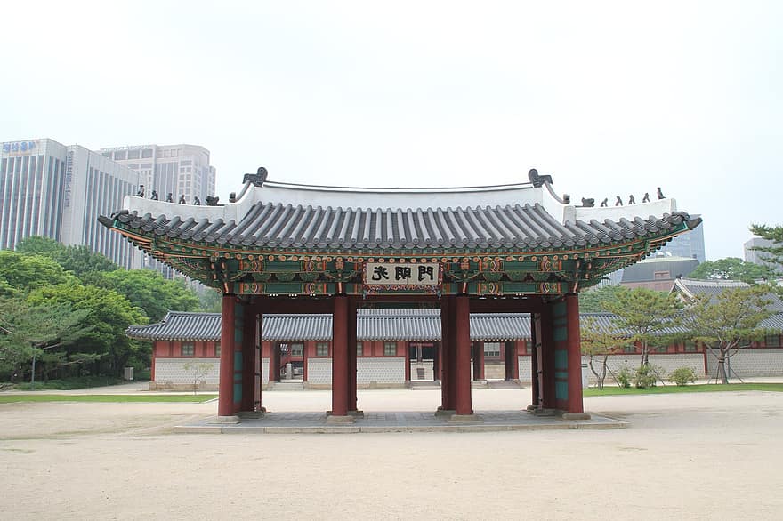 hanok, architektura, Korea, Korejská republika, tradiční