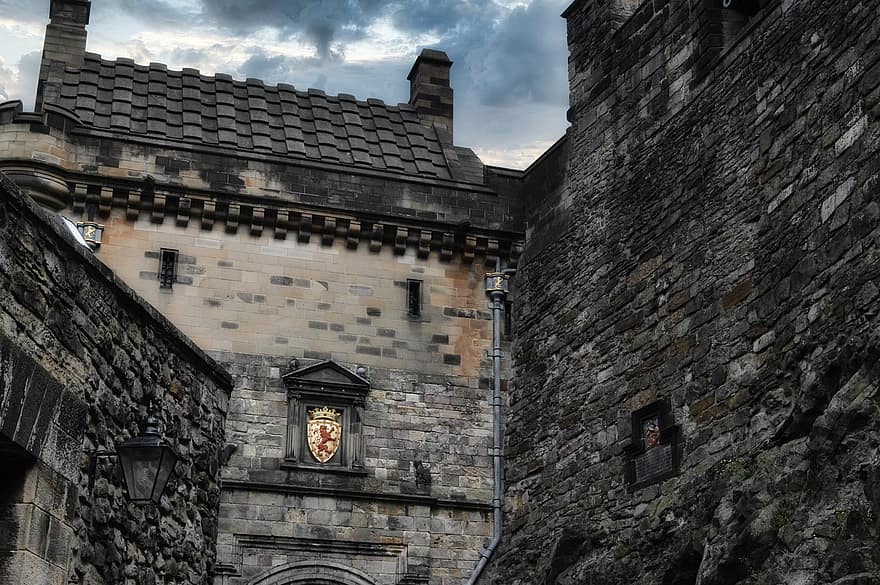 pałac, zamek w Edynburgu, historyczny, podróżować