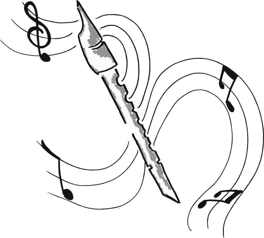 flauta, música