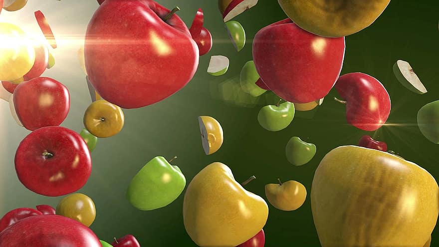 obuolys, vaisiai, obuoliai, maisto, sveikas, šviežias, ūkis, vitaminų, skanus, pobūdį, sodas