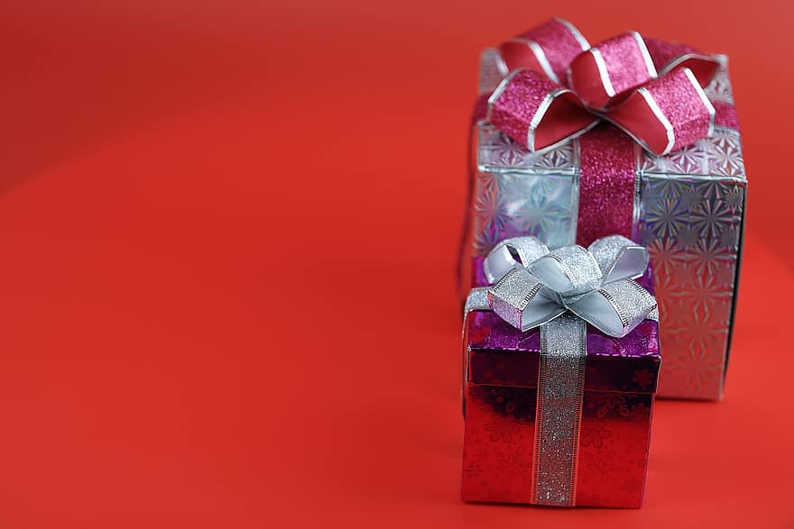 Paket, Geschenkbox, Festival, Geschenk, Band, Quadrat, Box, schmücken, Überraschung, Liebe, Papier-