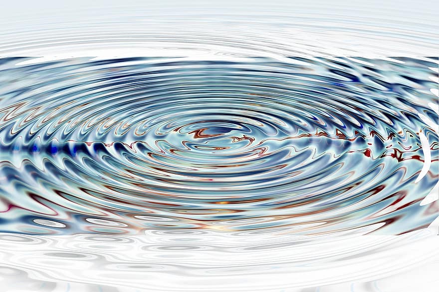 Wave, Concentric, Waves Circles, Water, Circle, Rings, Arrangement, Nature, Wallpaper, Background Image, Background
