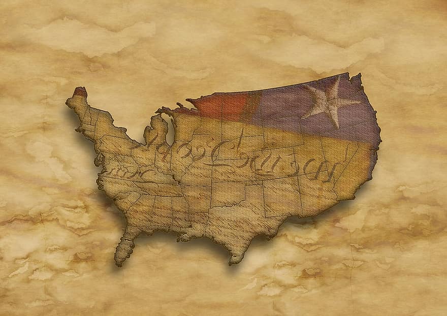 Yhdysvallat, Amerikka, perustuslaki, maanosa, Amerikan lippu, paperi