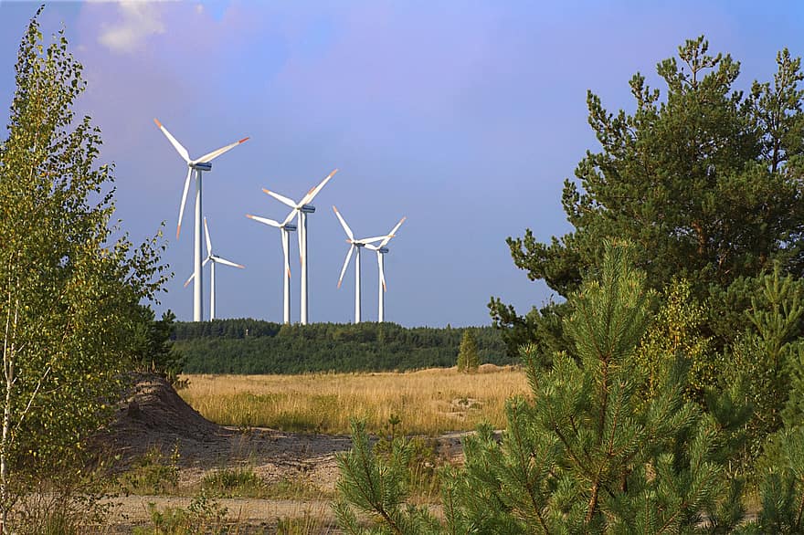větrný mlýn, větrná energie, energie, životní prostředí, zelená energie, Přechod energie, podzim, Příroda, větrná turbína, paliva a energie, síla větru