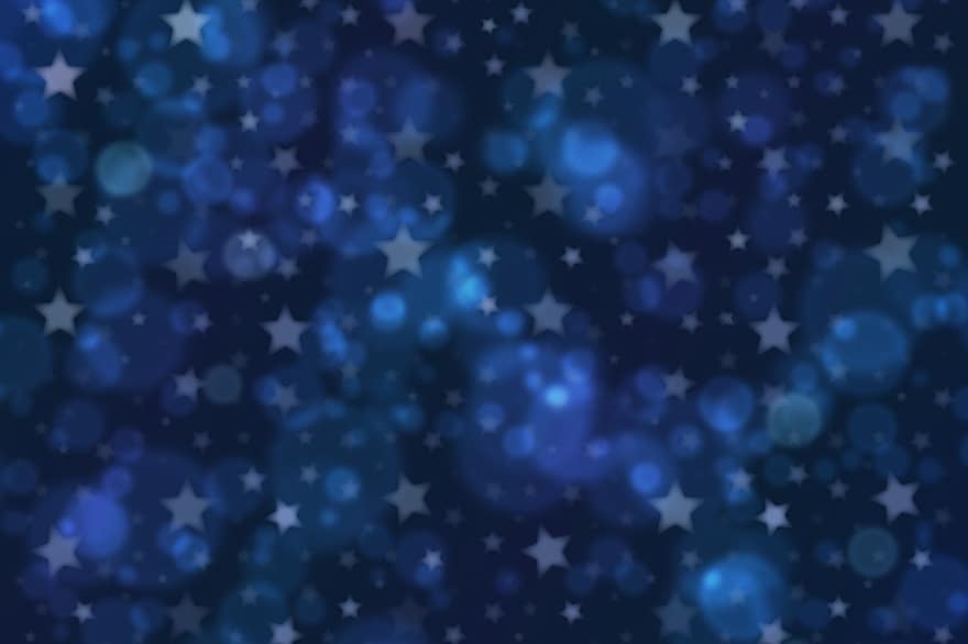 bokeh, पृष्ठभूमि, बनावट, सितारे, नीला, आधी रात, सार, चमक, वेब, शिष्ट, कलात्मक