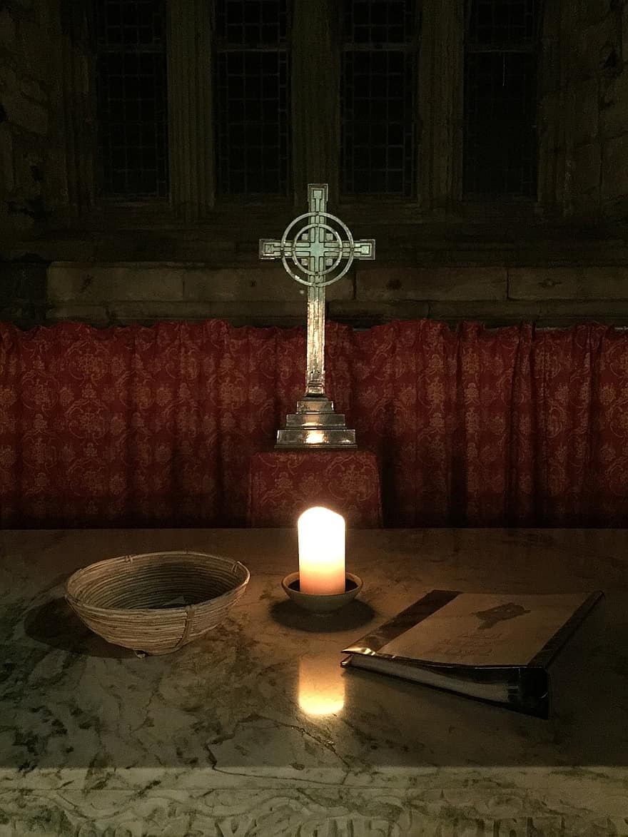 religija, krikščionybė, žvakė, kirsti, Keltų kryžius