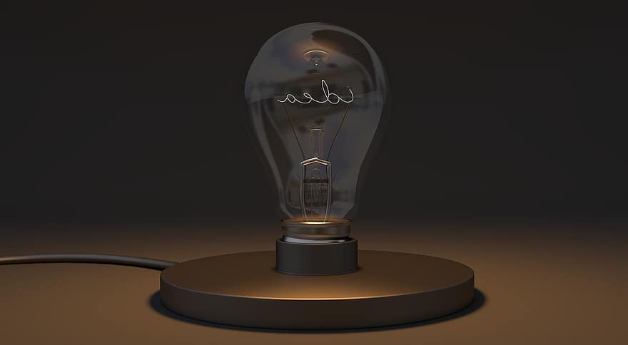 Idee, die Glühbirne, Energie, Inspiration, denken, Kreativität, Phantasie, Denken, Lösung, Licht, aktuell