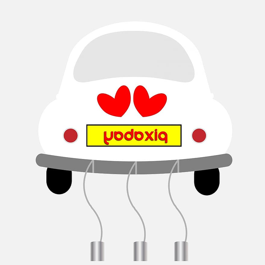 auto, hvid, logo, pixabay, banner, årgang, bil