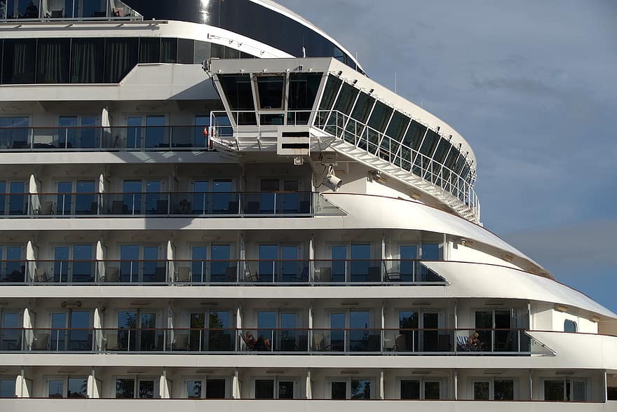 Cruise schip, schip, waterscooters, watervat, oceaanstomer, luxe, cabines, architectuur, buitenkant van het gebouw, ingebouwde structuur, modern