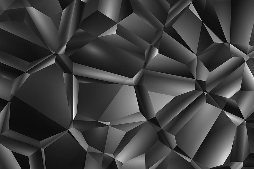 Color, Share, Many, Black, Triangles, Grey, White, Abstract, Background, Pattern, Structure