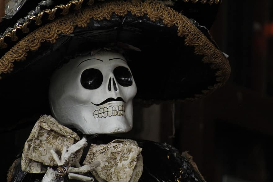 Day Of The Dead, Death, Tradition, Culture, Mexico, Catrín, Skull, Charro
