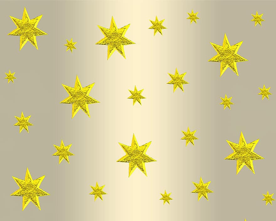 star, Gök cismi, yıldızlı gökyüzü, Evren, gezegen, soyut, altın, fantezi, parlak, Noel dekorasyonu, peri masalı