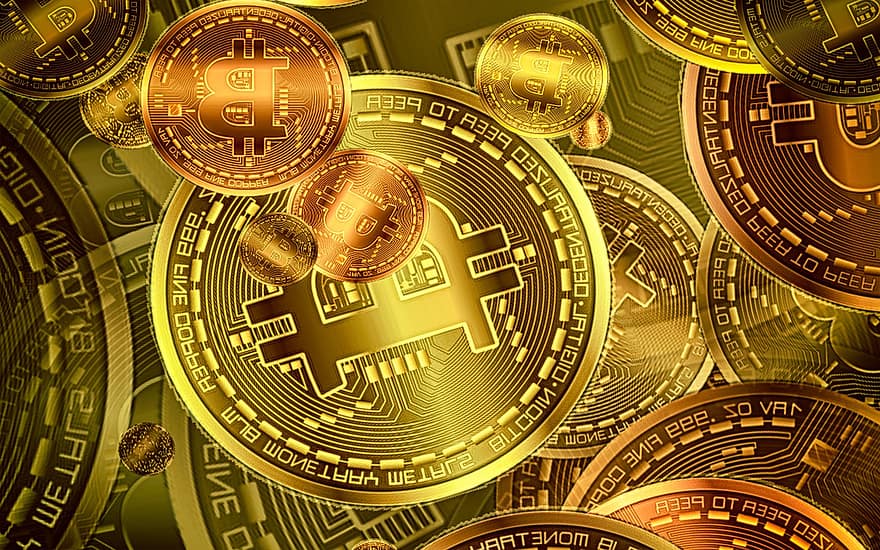 bitcoin, cryptocurrency, peníze, digitální, elektronický, mince, virtuální, platba, měna, globální, kryptografie