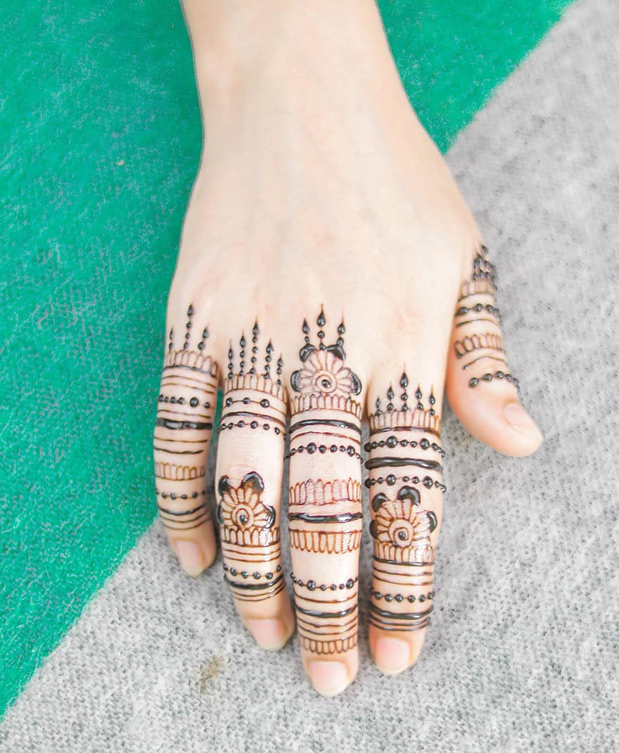 Mehndi, henné, art corporel, tatouage, Mariée Mehndi, beauté, la mariée, Culture, mode, femelle, fille