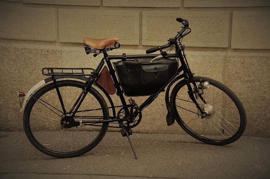 velosipēdu, iela, sēpija, ciklu, vecs velosipēds, uz, vecmodīgs, tapetes hd, vintage, Brūni tapetes, retro
