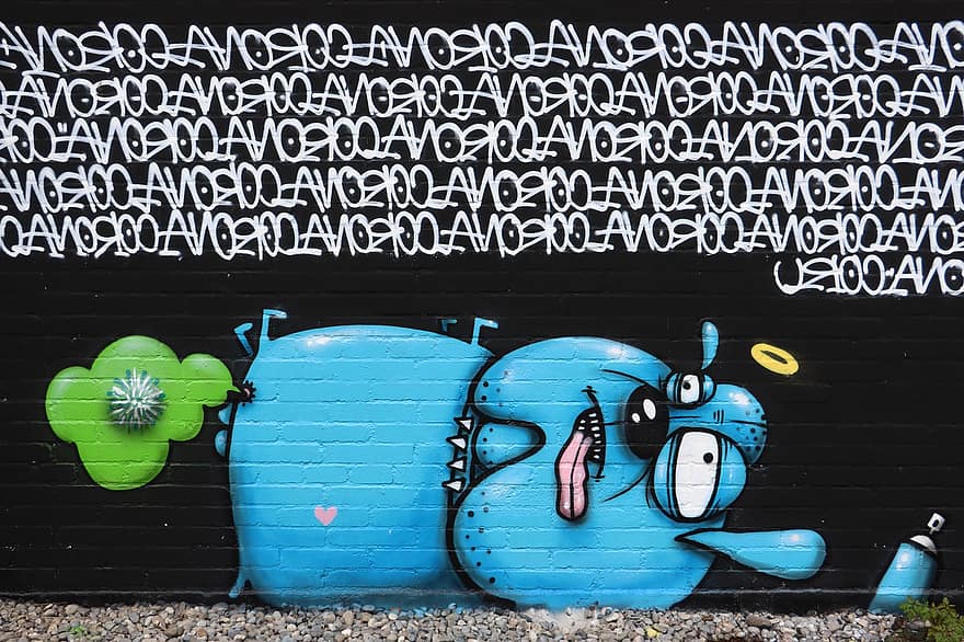graffiti, corona, dost, stop, prd, Naštvaný, covid, koronavirus, pandemie, Pes, štěňata