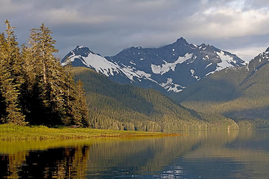 Berge, Natur, Reise, Erkundung, draußen, Alaska