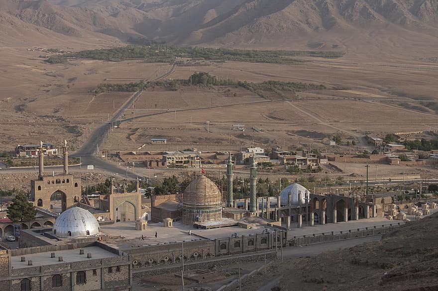 route, Mashhad Ardehal, province d'Ispahan, Iran, paysage, islamique, musulman, chiite