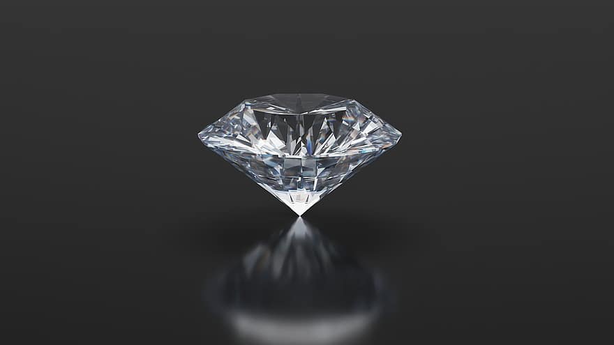 gyémánt, drágakő, ékszer, fényes, visszaverődés, luxus, ékszerek, kristály-, egyetlen objektum, közelkép, háttérrel