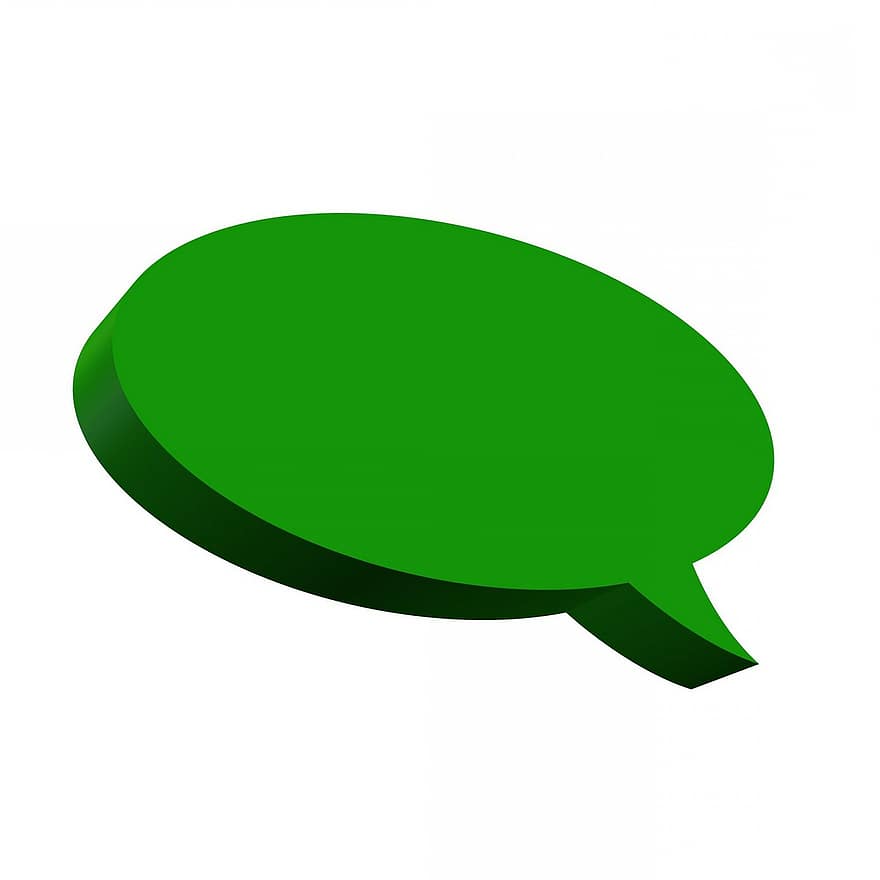 zelená, mluvený projev, balón, text, mluvit, komiks, ikona, myslet si, slovo, chatování, kolo