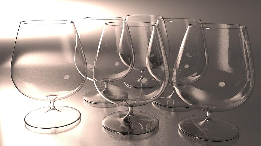 Cognac, Glas, Restaurant, elegant, Stil, Tapete, klassisch