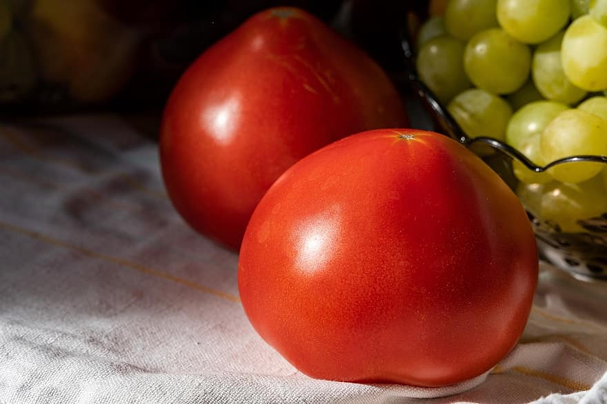 vaisiai, pomidorai, ekologiškas, maistinių medžiagų, maisto, sveikas