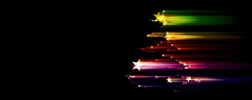 stella, Natale, colorato, colori dell'arcobaleno, Avvento, decorazioni per alberi, albero di Natale, decorazione, dicembre, celebrazione, vacanze