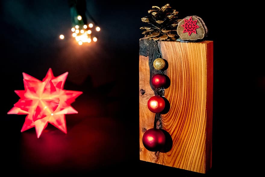 estrella, Navidad, decoración, tema, temporada, vacaciones