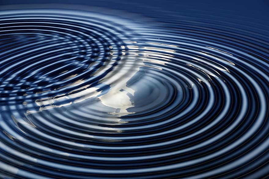 Waves Circles, Wave, Concentric, Water, Circle, Rings, Arrangement, Nature, Wallpaper, Background Image, Background