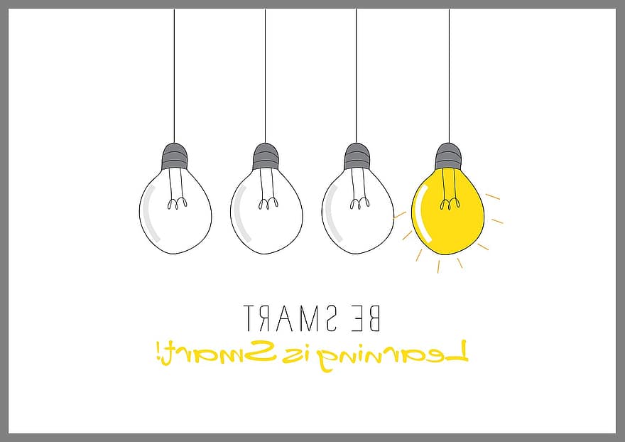Light Bulbs, Idea, Background, Light, Shining, Learn, Graphic, Intelligent, Clever, Knowledge, Training