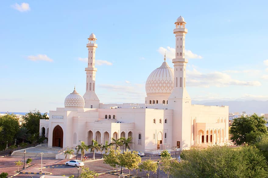 мечеть, Оман, архитектура, путешествовать, туризм, туристическая достопримечательность, минарет, религия, известное место, культуры, духовность