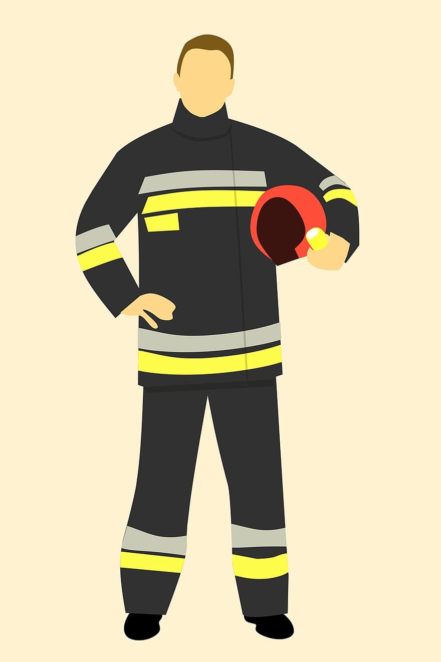 Fire, Fireman, Hand, Sign, Firemen, Male, 911, Destroying, Disastrous, Help, Support