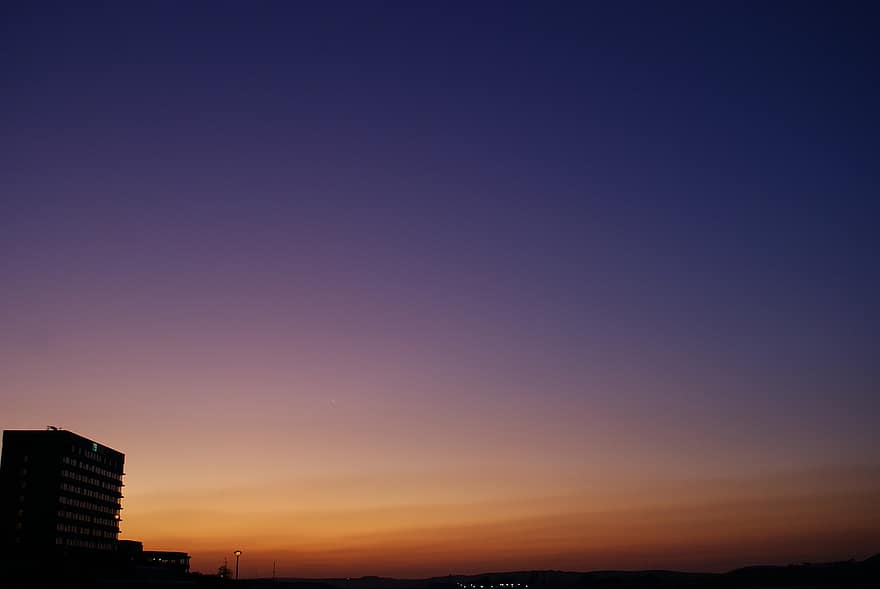 plymouth, posta de sol, sud-oest, Costa, Anglaterra, línia de costa, tardor, horitzó, vespre, nit, silueta