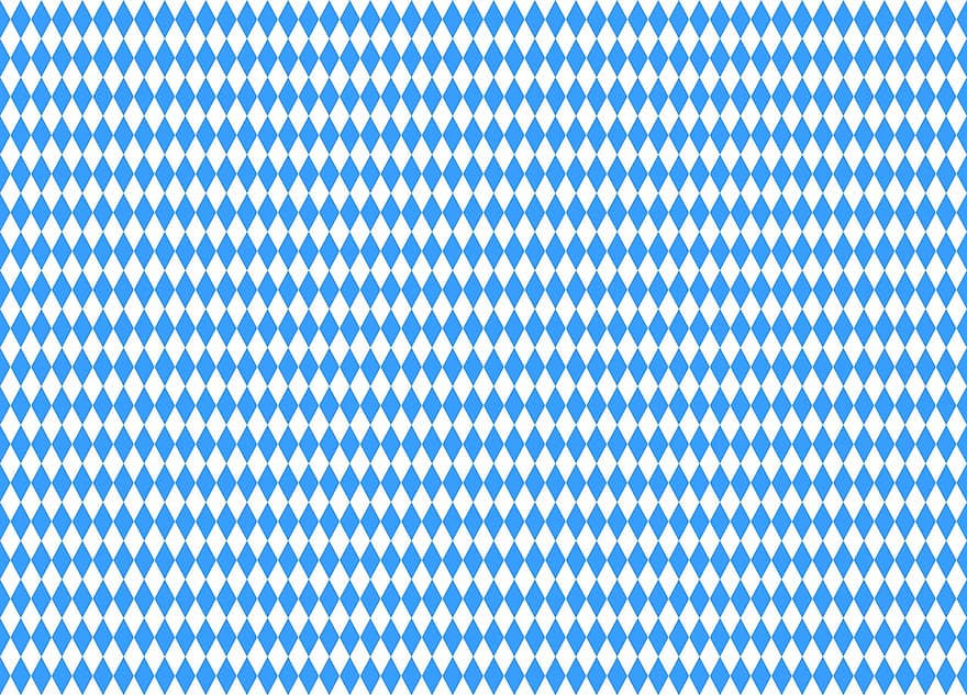 Oktoberfest, Pattern, Texture, Tablecloth, Background, Bavarian, Blue