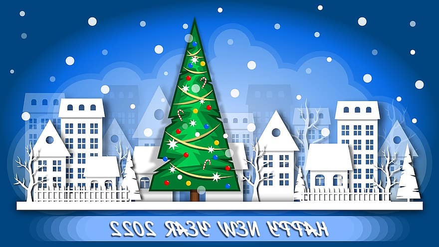 クリスマス、冬、雪、お祝い、トウヒ