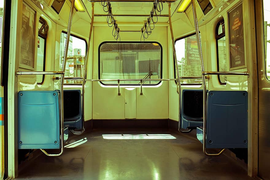 Tram, Train, Travel, Urban, transportation, indoors, passenger, mode of transport, bus, inside of, underground