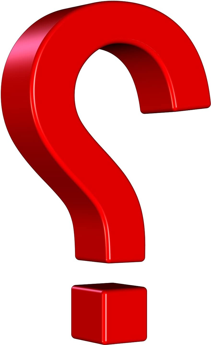 Question, Help, Question Mark, Answer, Support, Service, Text, Font, Type, Typographic, Red