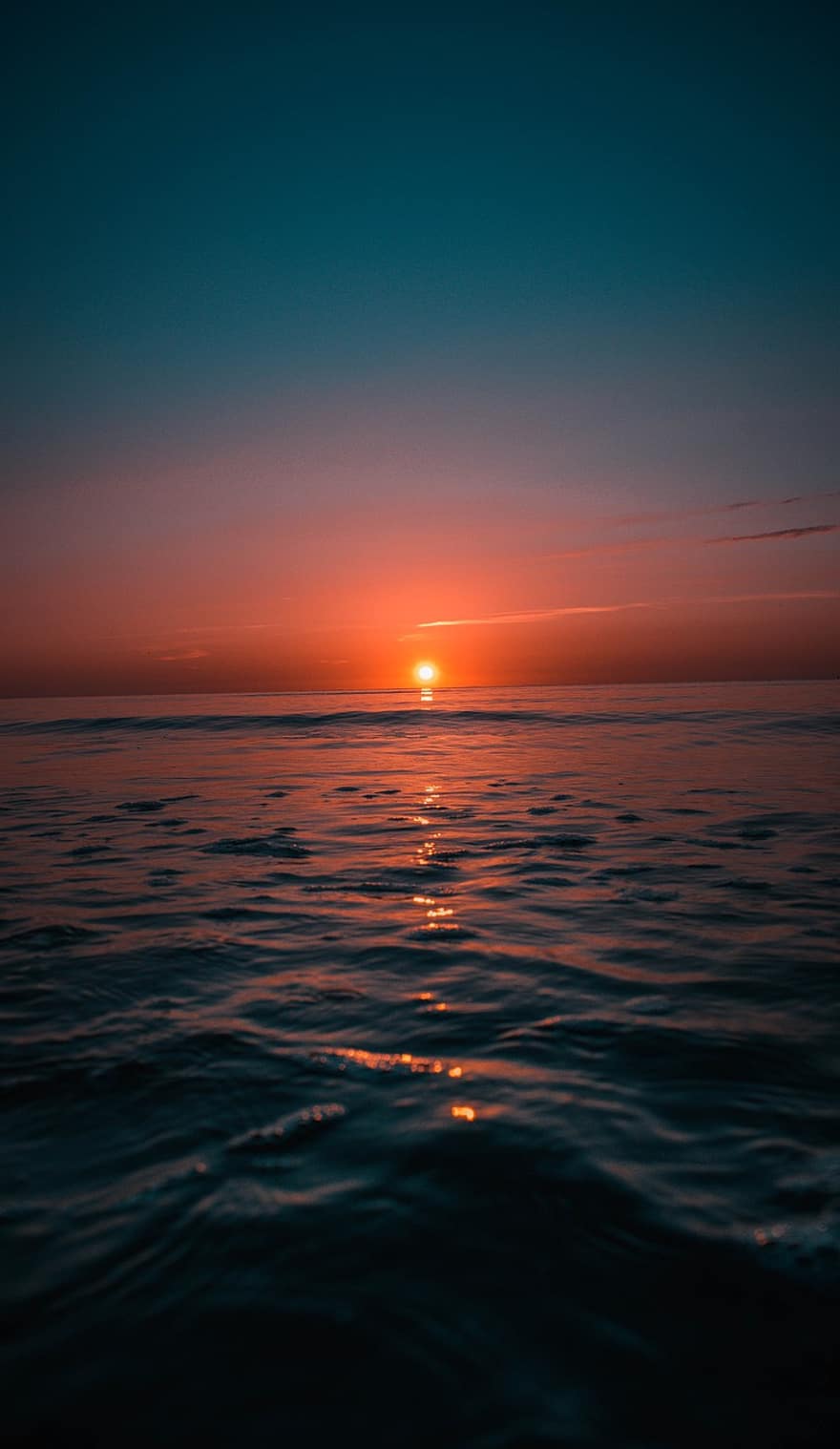 marina, puesta de sol, amanecer, Dom, luz del sol, reflejo del sol, mar, Oceano, agua, horizonte, paisaje
