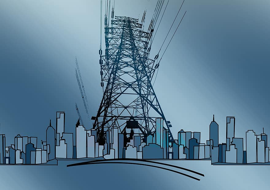 aktuell, Strommast, Mast, Horizont, Energie, Performance, Macht, Netzteil, Stromleitung, Elektrizität, Hochspannung