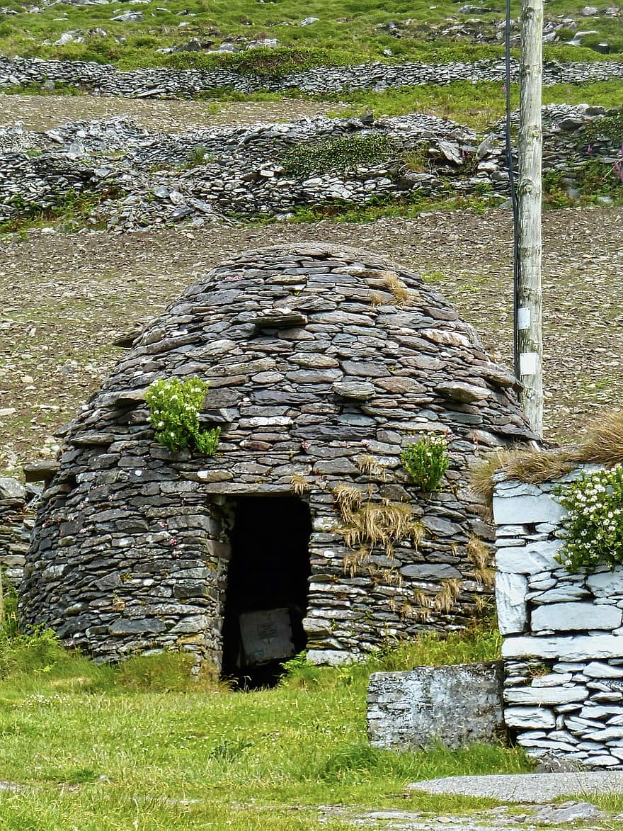 хижа, каменна колиба, Ирландия
