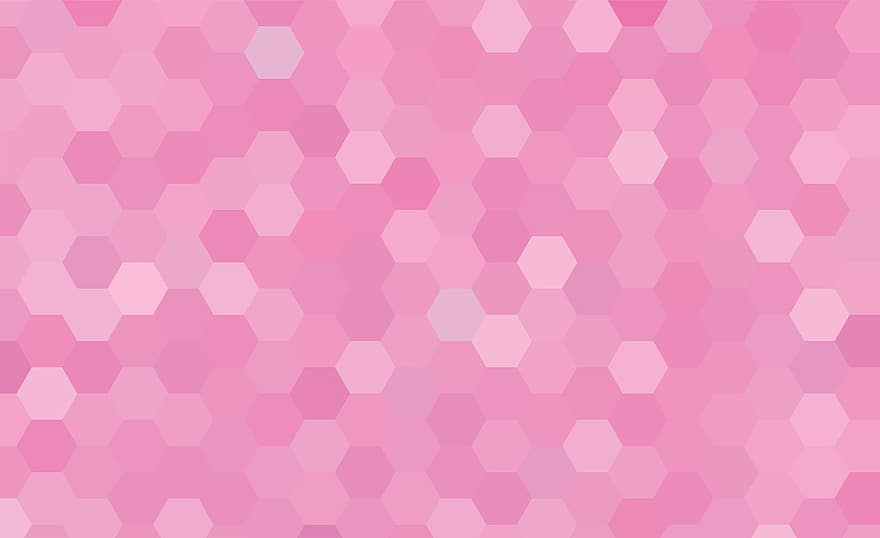 Latar Belakang, Pola Heksagonal, abstrak, berwarna merah muda, tekstur, pola, geometris
