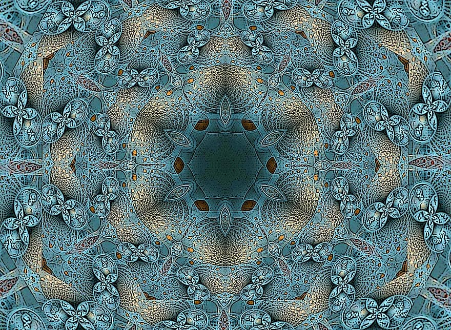 Kaleidoscope, Mandala, Background, Wallpaper, Pattern, Abstract, Rosette, Symmetric, Texture, Decorative, Design