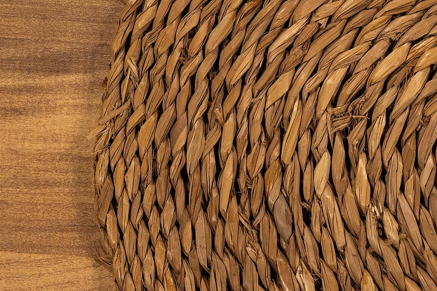 Wicker, Wood, Decor, Decoration, Wooden, Knitting, Tissue, Pattern, Macro, Detail, Abstract