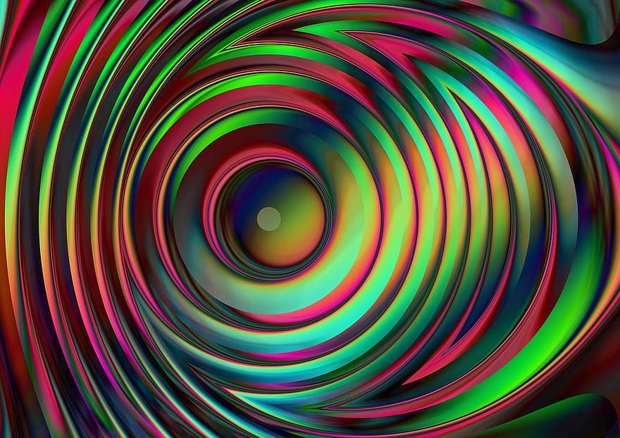 Interference, Wave, Abstract, Lines, Interference Patterns, Rainbow Colors, Colorful, Color, Design, Black, Pattern