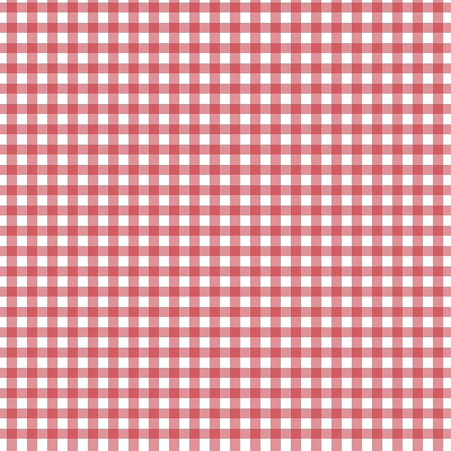 Checks, Checked, Gingham, Red, White, Background, Wallpaper, Paper, Scrapbooking, Background Check, Pattern