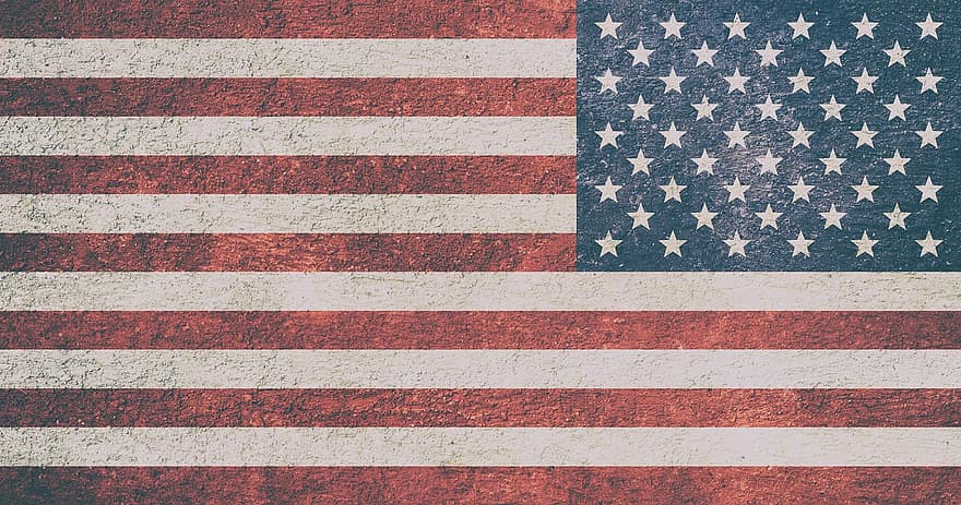 Amerika Serikat, Amerika, bintang dan garis, kami, bendera, bendera kebangsaan, warna nasional, patriotisme, landesfarben, garis-garis bintang, garis-garis