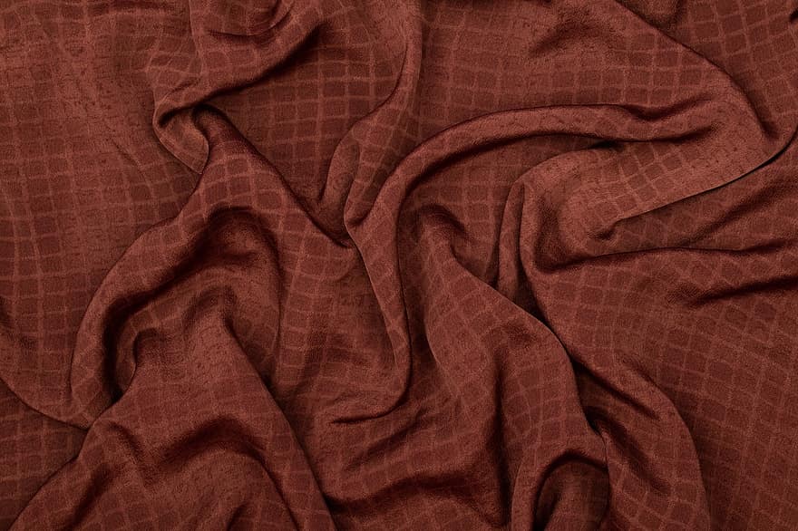Brązowa tkanina, Tkanina w kratkę, Wzór w kratkę, Tapeta z tkaniny, tkanina tło, tło, płótno, tekstura, włókienniczy, tła, wzór