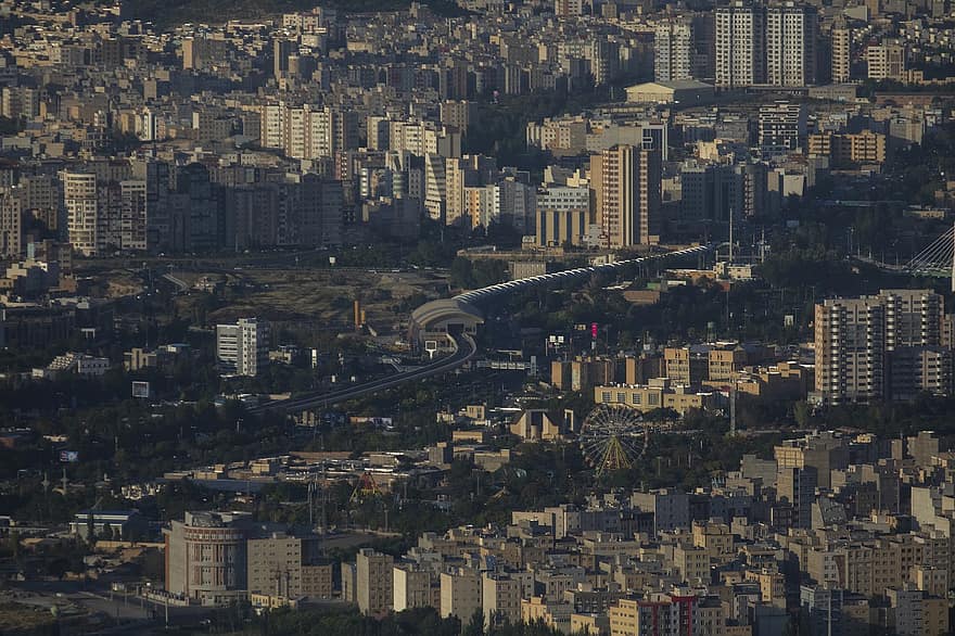 kota, Iran, desain perkotaan, arsitektur lansekap, bangunan, urbanisme, tabriz, provinsi azerbaijan timur, Asia
